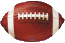 football mylar balloon