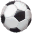 soccer mylar balloon